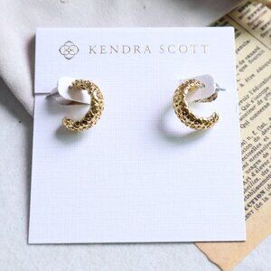 Kendra Scott Gold Huggie Earrings - Harper
